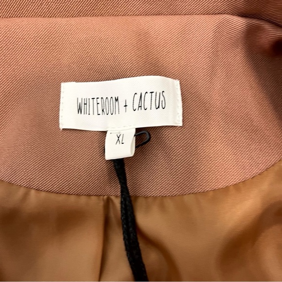 Vici Whiteroom + Cactus Blazer Tan 1 Button Closure Size XL - Picture 6 of 8